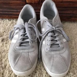 Adidas gray size 8 shoes